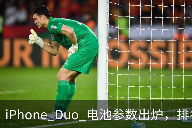 iPhone Duo 电池参数出炉，排名第三！